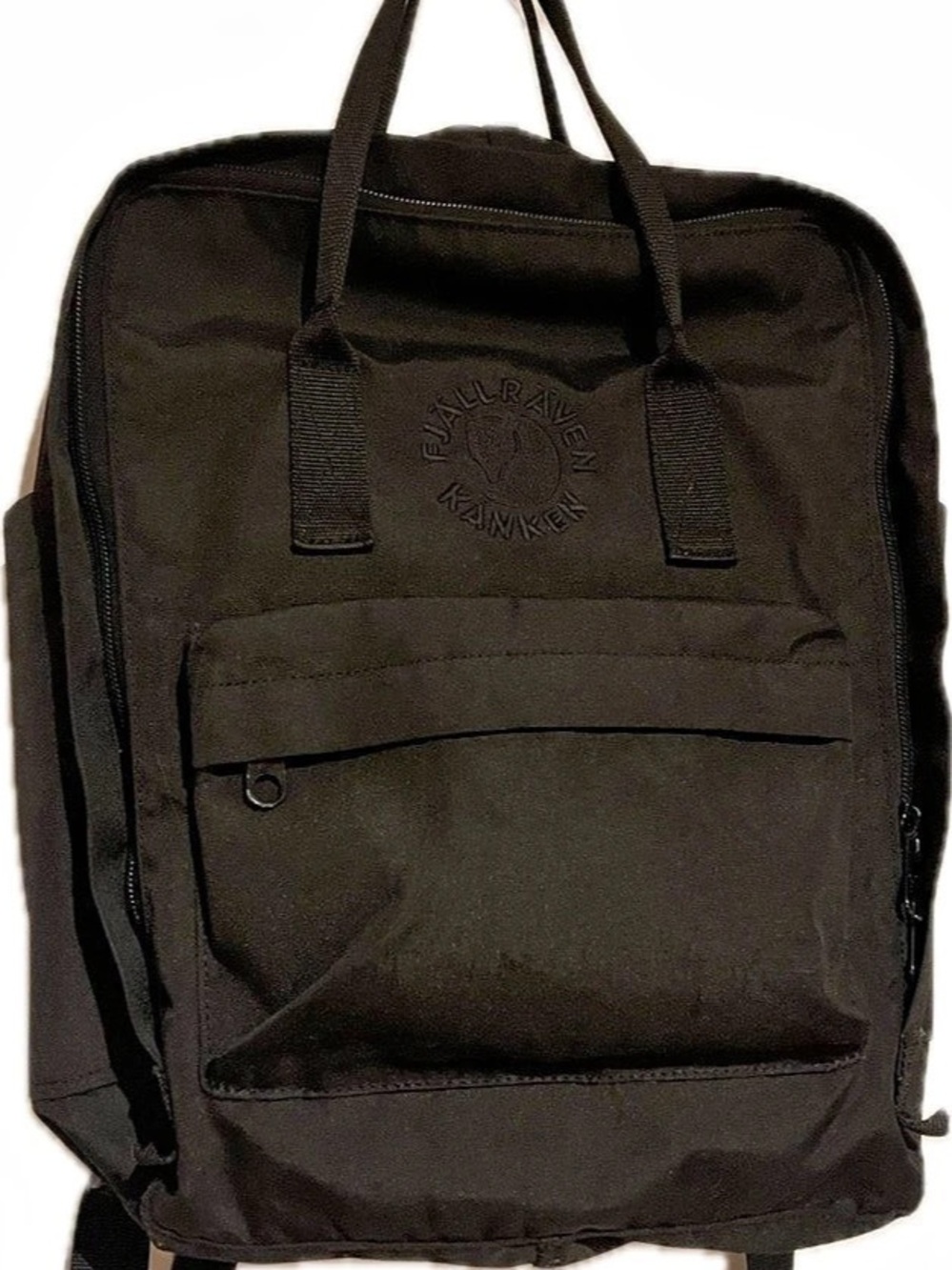 Fjallraven Re-Kånken Black Backpack